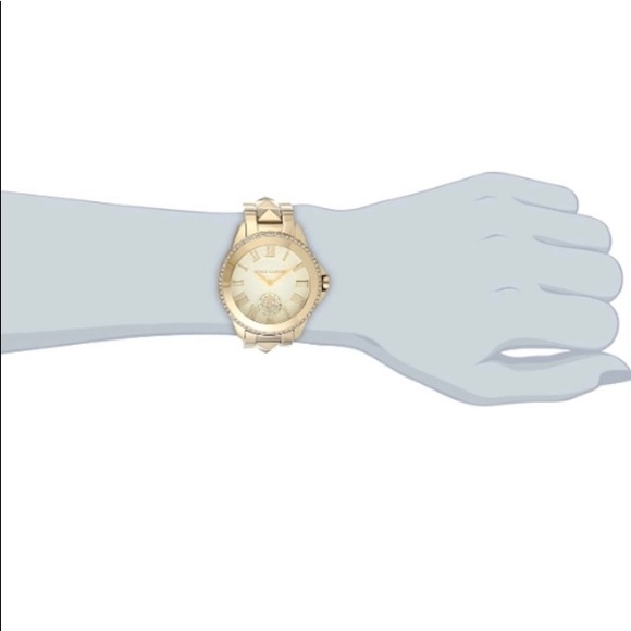 Vince Camuto Genuine Crystal Accented Gold Watch - Picture 8 of 8
